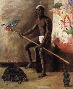 James Ensor Masks Watching a Negro Minstrel Germany oil painting artist